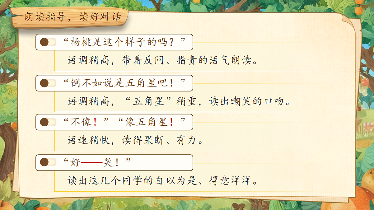 【教学课件】阅读12.《画杨桃》(第二课时)第8页