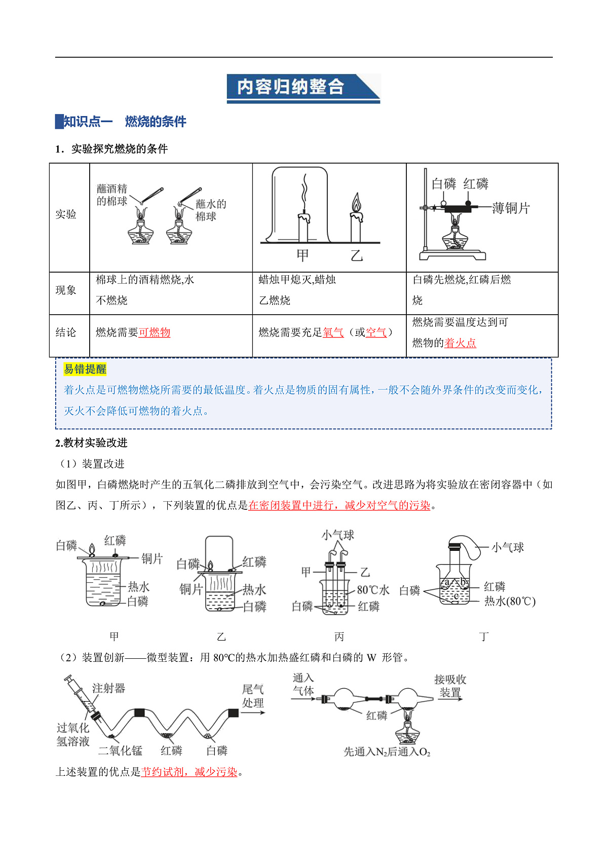 第六单元 控制燃烧（复习讲义）（解析版）第2页