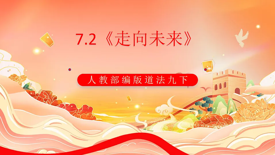 人教部编版道法九下 7.2《走向未来》课件第1页