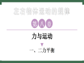 苏科版（2024）物理八年级下册 8.1 二力平衡 （课件）
