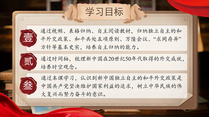 【教学课件】第4课《独立自主的和平外交》第3页