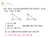 浙教版数学八年级上册第二章2.8 直角三角形全等的判定课件PPT