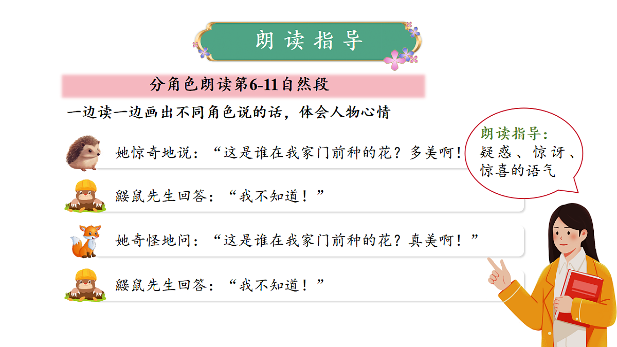 【教学课件】阅读3.《开满鲜花的小路》(第二课时)第7页