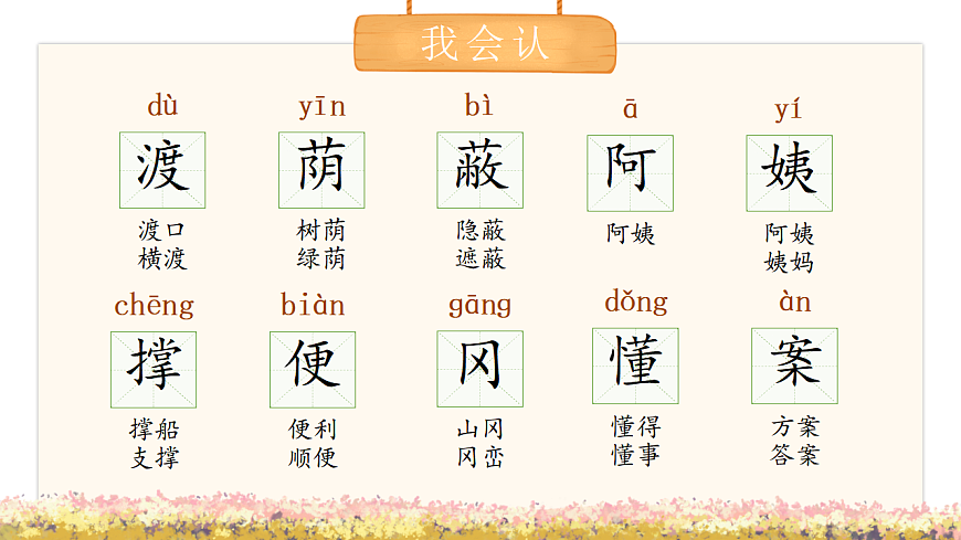 【教学课件】阅读10.《枫树上的喜鹊》(第一课时)第8页