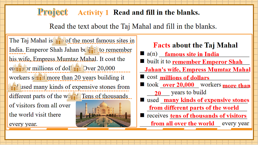 Unit 5 Amazing Places 第8课时Project and Review 优质课件第4页