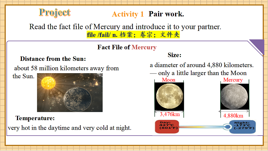 Unit 6 Earth and Beyond 第8课时Project and Review.教学课件第5页