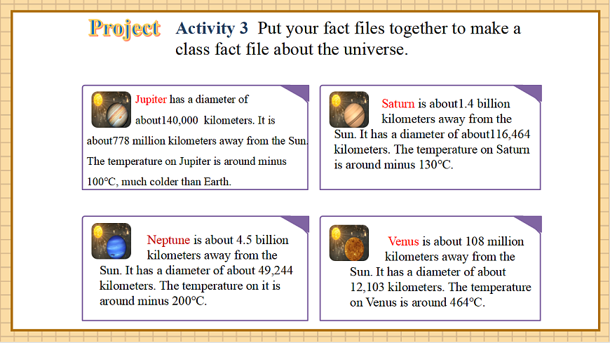 Unit 6 Earth and Beyond 第8课时Project and Review.教学课件第8页