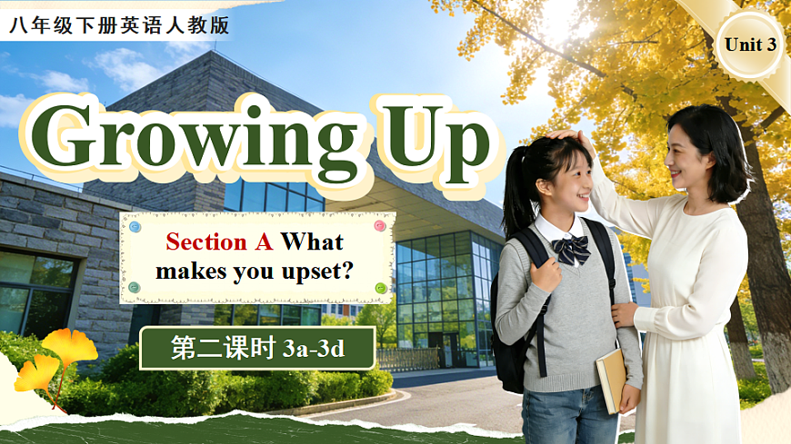 Unit 3 Growing Up (第2课时) Section A 3a- 3d第1页