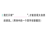 小学语文新部编版二年级下册第六单元  阅读素养提升六  作业课件（2026春）（放映显示答案）