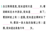 小学语文新部编版二年级下册第六单元  阅读素养提升六  作业课件（2026春）（放映显示答案）