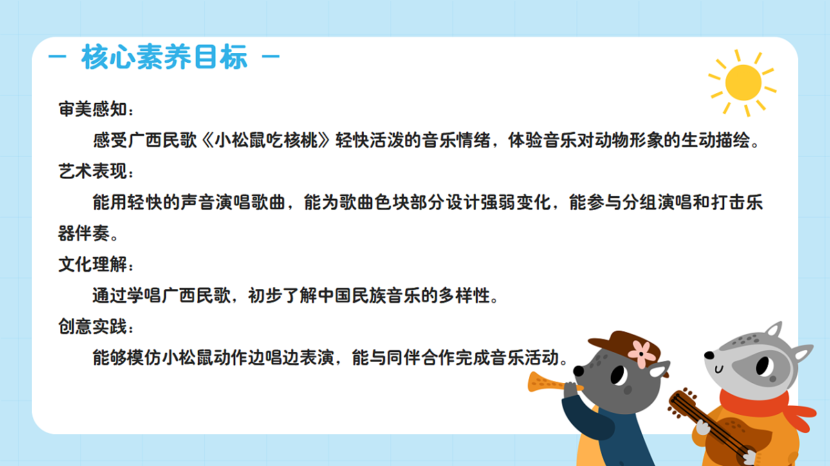 【接力版】音乐一年级下册 第四单元《小松树吃核桃》 课件第2页