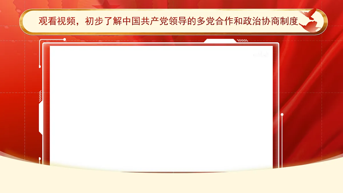 【初中道法八下】5.2《中国共产党领导的多党合作和政治协商制度》教学课件第1页