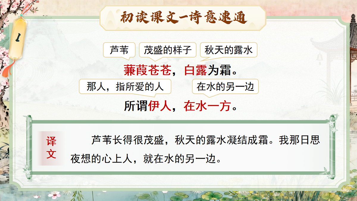 第三单元 12《〈诗经〉二首》第2课时第8页