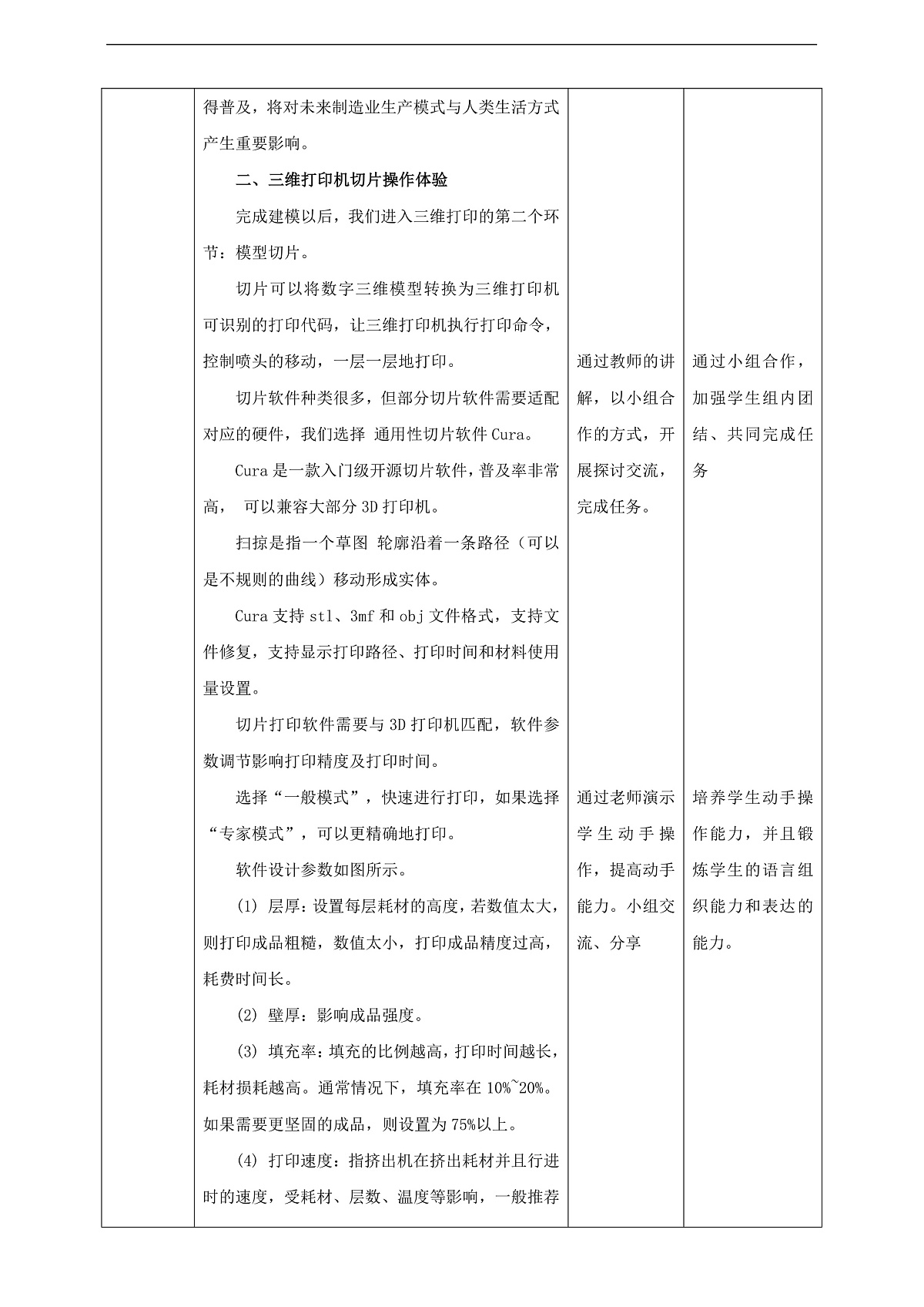 川教版信息技术八年级下册1.3《打印展示作品》教案第2页