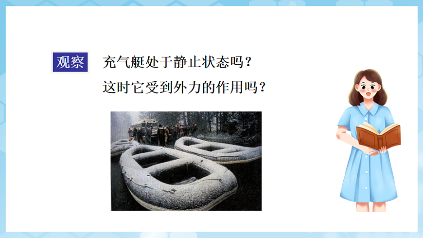 沪科版物理八年级全册第七章第三节《二力平衡》 教学课件第3页