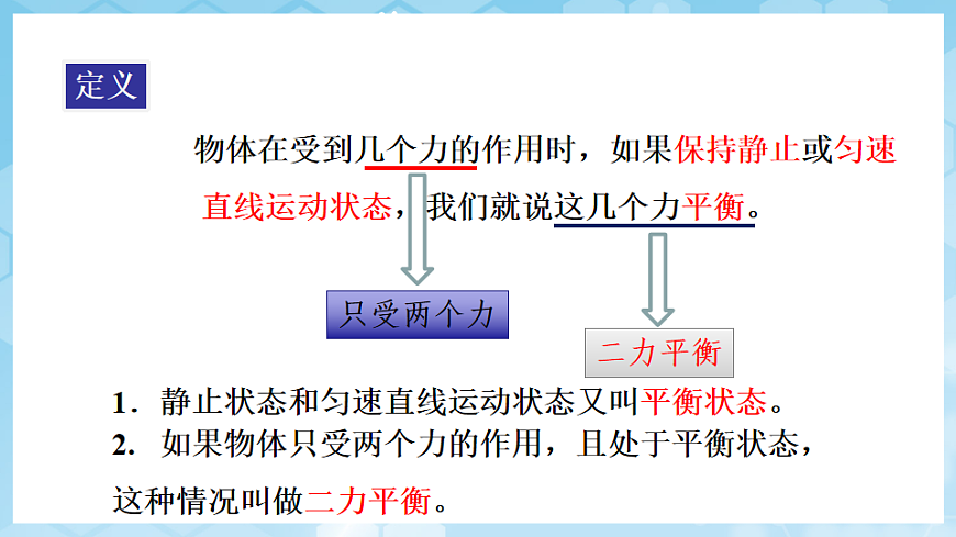沪科版物理八年级全册第七章第三节《二力平衡》 教学课件第7页