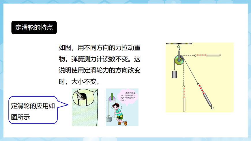 沪科版物理八年级全册第十一章第二节 《滑轮及其应用》 教学课件第7页