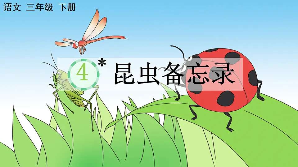 4 昆虫备忘录【优质版】第1页