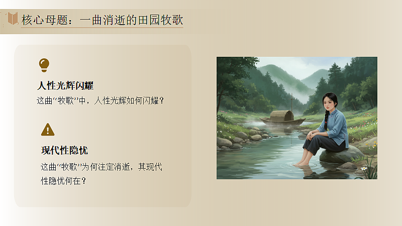 2026年统编版高中语文选择性必修下册6.1《大堰河，我的保姆》课件第3页