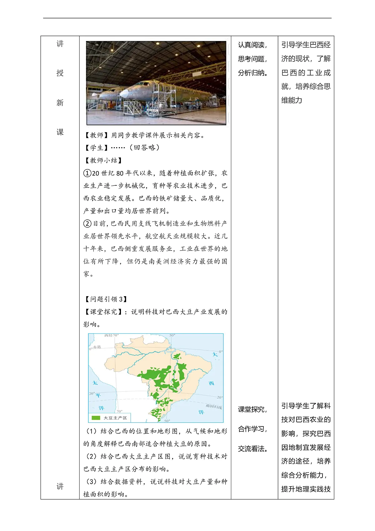 人教版（新课标）地理七下10.2.2《巴西》教案第3页