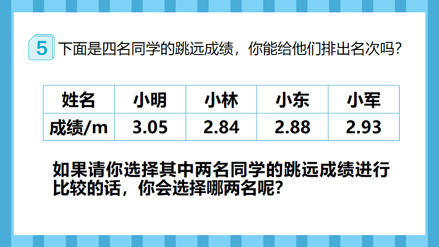 4.5小数的大小比较(课件)数学人教版四年级下册(2026)第5页