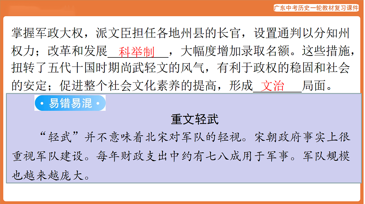 第一部分 第六单元 辽宋夏金元时期：民族关系发展和社会变化-课件 2026年广东中考历史一轮复习(含答案解析）第7页