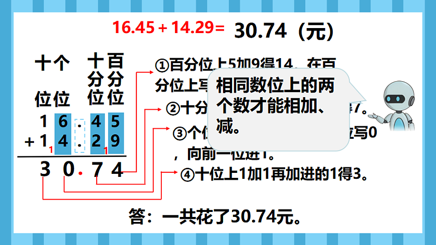 6.1小数加减法(1)(课件)数学人教版四年级下册(2026)第7页