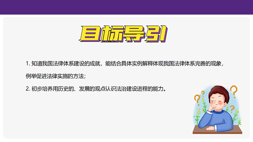 2025春人教版道德与法治七年级下册9.1 日益完善的法律体系（教学课件）第3页