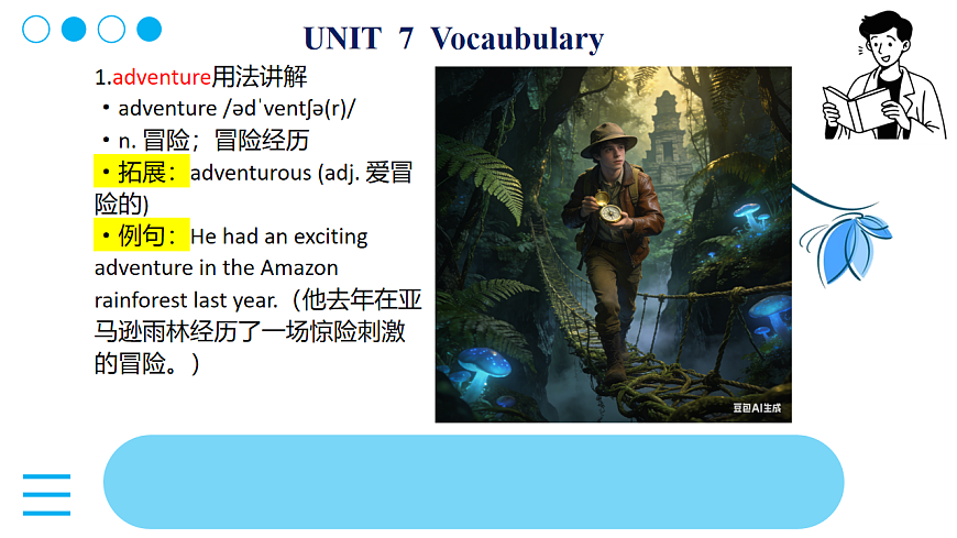 2026年人教版八年级英语下册Unit 7 A Good Read词汇（课件）第3页