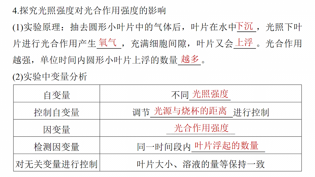 高考生物一轮复习课件-光合作用的影响因素及其应用第8页