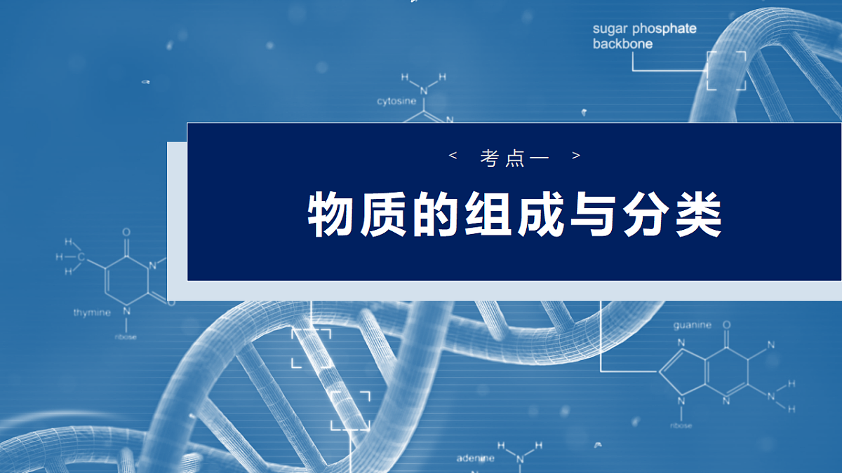 2026高三化学（人教版）一轮复习课件　第一章　第1讲　物质的组成、性质和转化（含答案）第4页