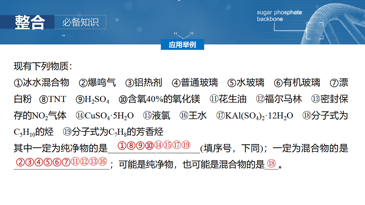 2026高三化学（人教版）一轮复习课件　第一章　第1讲　物质的组成、性质和转化（含答案）第8页