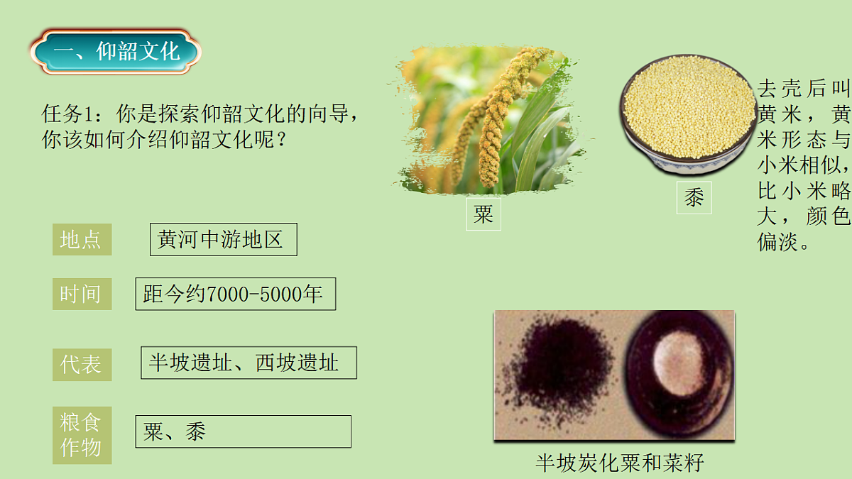 人教版初中历史七年级上册（2024）第2课 原始农业与史前社会 课件第8页