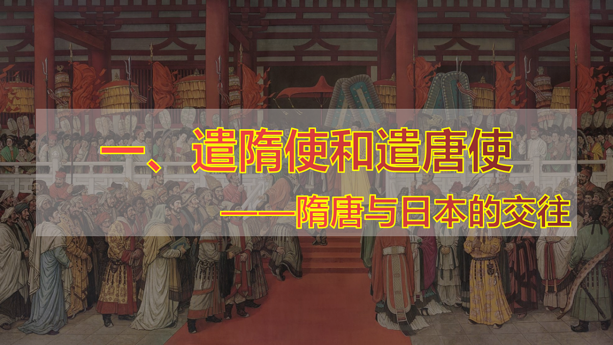 人教版初中历史七年级下册（2024）第6课 隋唐时期的中外文化交流 课件第3页