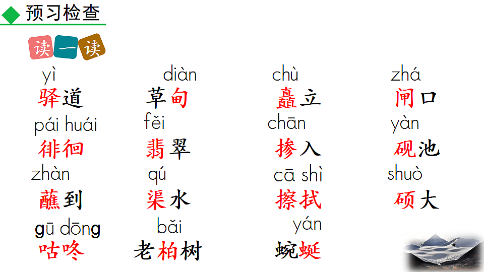 2026春人教版语文八年级下册20 一滴水经过丽江教学课件第8页