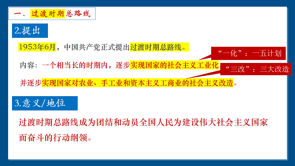 人教统编版2024初中历史八下 1-3《社会主义制度的建立》 课件第5页