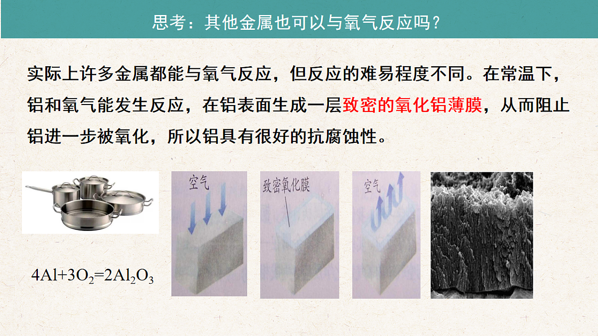 人教版九年级化学下册教学课件《第八单元 课题3  金属的化学性质》第7页