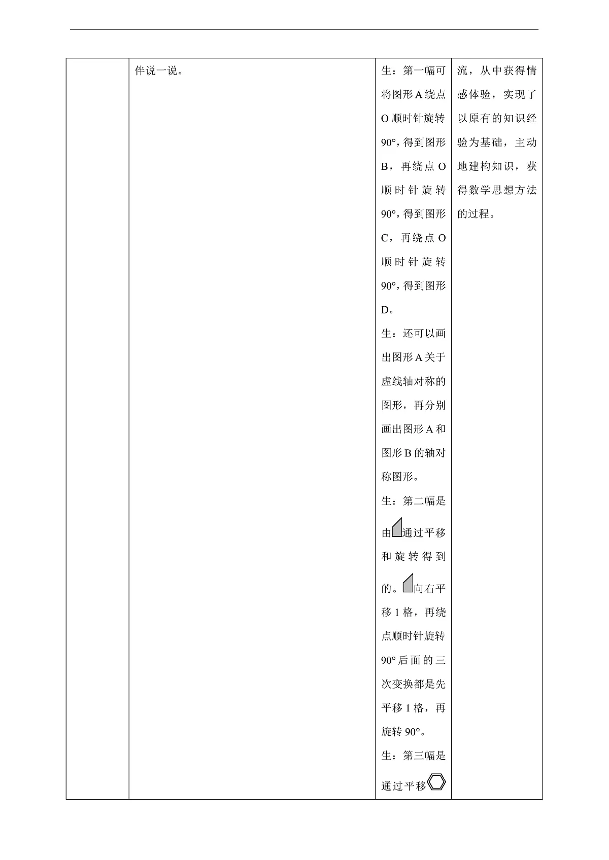 【任务型备课】北师大版数学六年级下册-3.4 欣赏与设计 （教学设计）第2页
