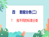 26春苏教版二年级下册数学4.1 按不同的标准分类 课件