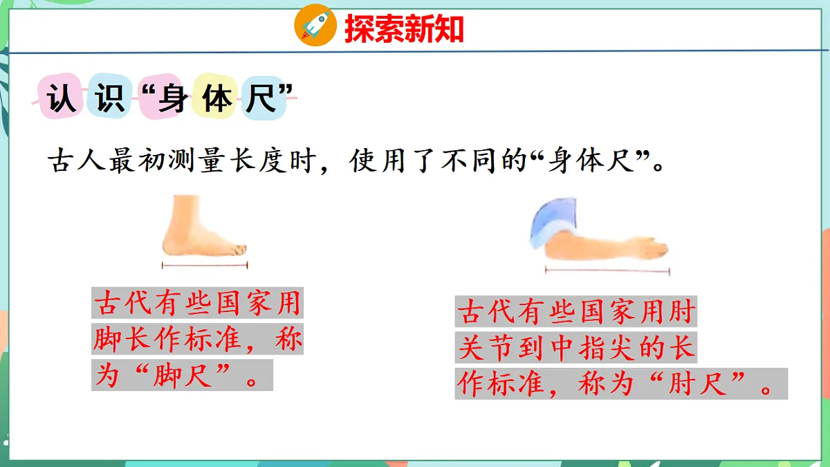 26春苏教版二年级下册数学我们的“身体尺” 课件第7页
