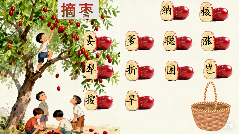 27  枣核 课件2025-2026学年度统编版语文三年级下册第7页