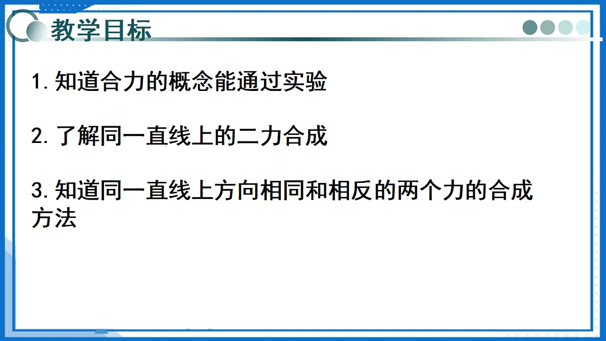 第七章 第二节 力的合成 （教学课件）-2025-2026学年八年级物理全一册（沪科版）第2页