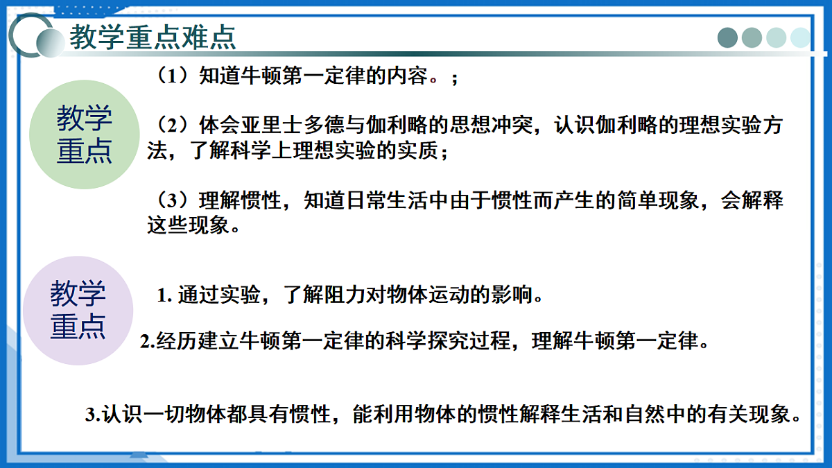 第七章 第一节牛顿第一定律 （教学课件）-2025-2026学年八年级物理全一册（沪科版）第3页