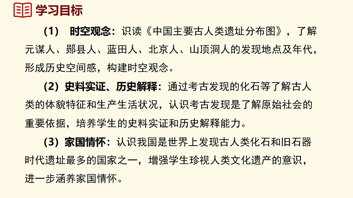 第1课 远古时期的人类活动 课件—2025—2026学年七年级上册《历史》统编版第3页