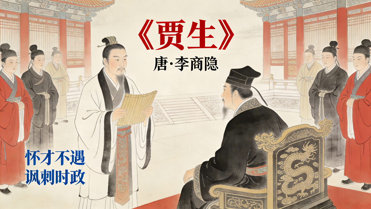 第六单元《课外古诗词诵读：贾生》课件统编版语文七年级下册第1页