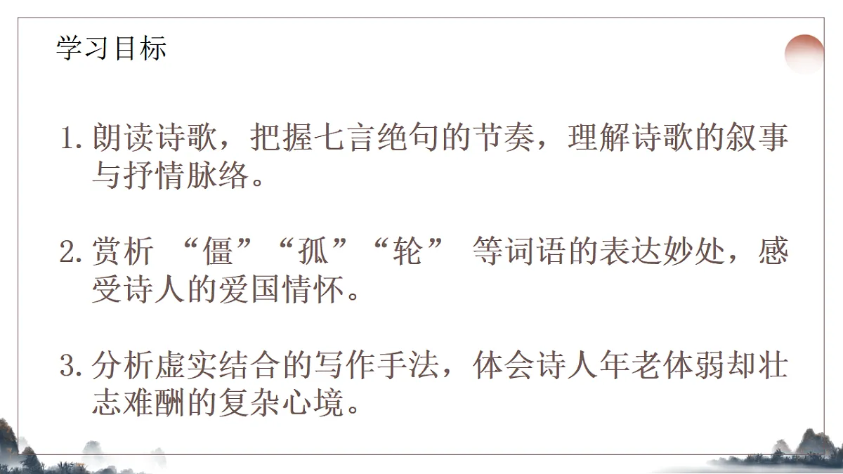 第六单元课外古诗诵读之《十一月四日风雨大作》课件统编版语文七年级上册第2页