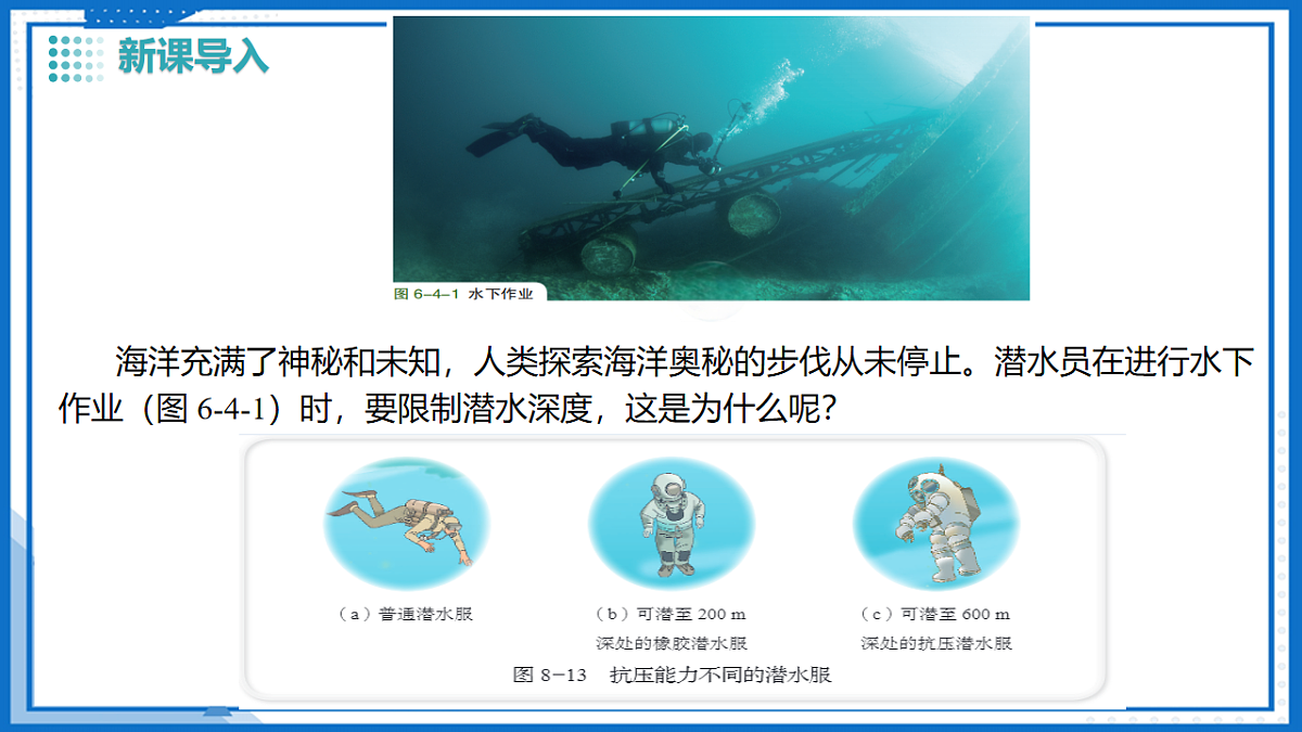 第八章 第二节探究：液体压强与哪些因素有关（教学课件）-2025-2026学年八年级物理全一册（沪科版）第4页
