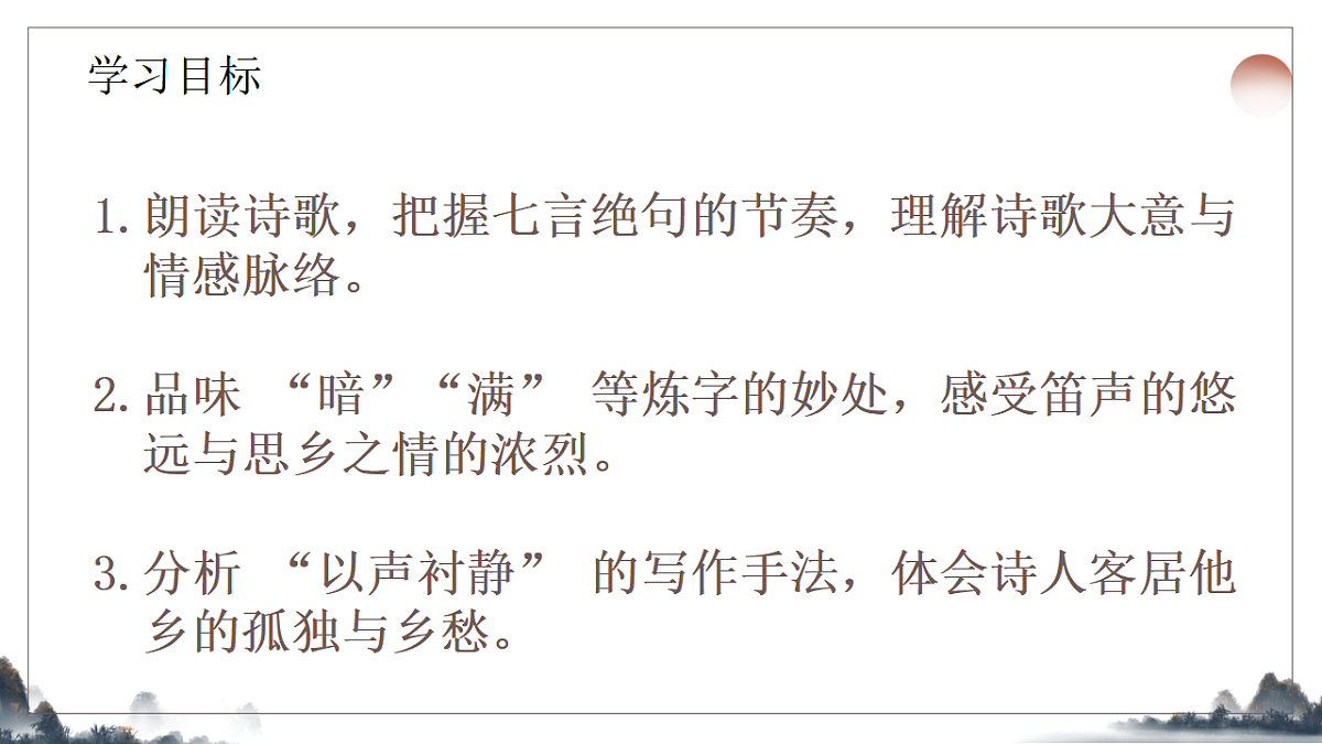 第三单元《课外古诗诵读之春夜洛城闻笛》教学课件2025-2026学年统编版语文七年级下册第2页