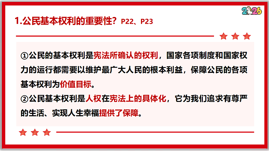 3.1公民基本权利（课件）  2025-2026学年统编版道德与法治八年级下册第5页