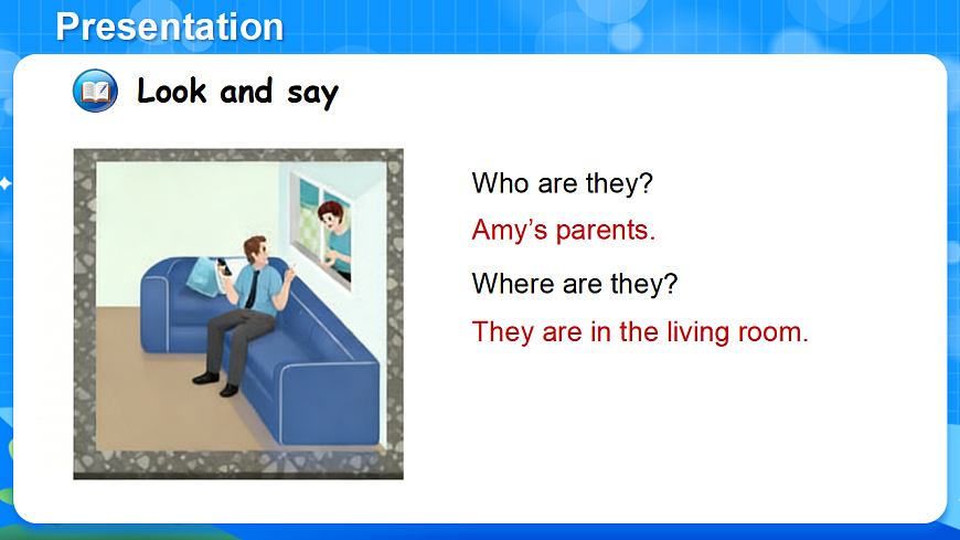 （新课标新教材）人教PEP四年级下册英语Unit 2 Family rules B Let's learn  Look, match and say教学PPT第8页